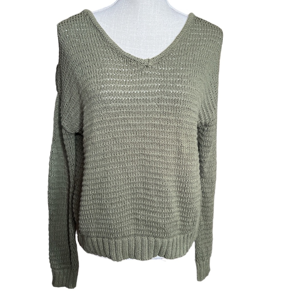 A.N.A. Green Knit Sweater